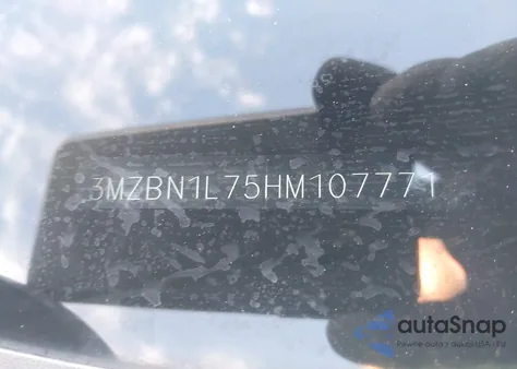 2017 Mazda Mazda3 Touring from USA, damaged, VIN 3MZBN1L75HM107771